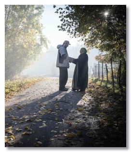 woman and man